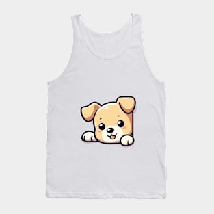 Peeking Dog Tank Top